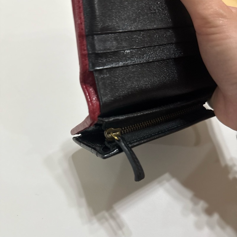 Gucci 撞色短夾-13