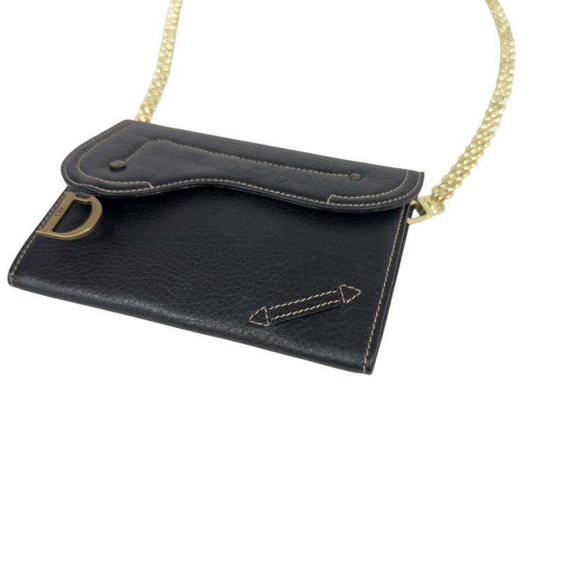 DIOR *自加鏈＞送無品牌扣＋無品牌鏈帶* 中古 Saddle 馬鞍 斜揹袋-10