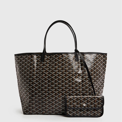 Goyard 小牛皮及帆布托特包 時尚手提包 底長47公分版