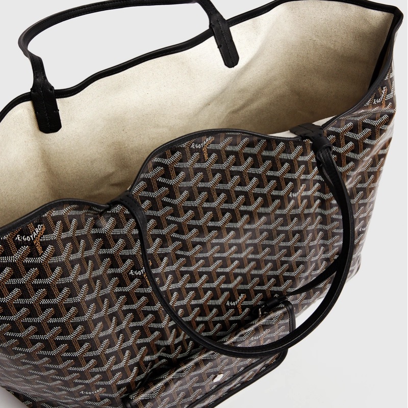 Goyard 小牛皮及帆布托特包 時尚手提包 底長47公分版-2