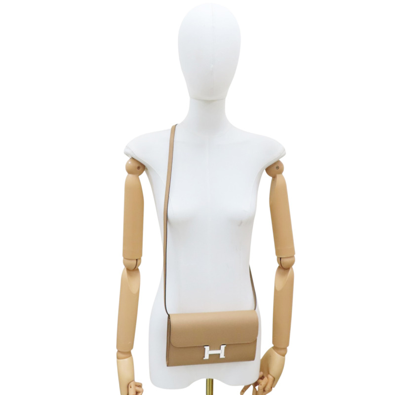 奶茶色 EPSOM牛皮 Constance To Go 肩背包 B刻【HERMES 愛馬仕】 H080125CK-8