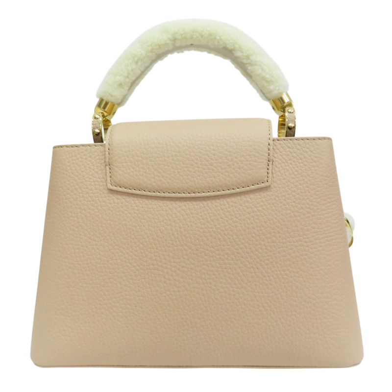 粉膚色 牛皮 Pink Capucines BB 兩用包【LOUIS VUITTON LV 路易威登】 M23287-1