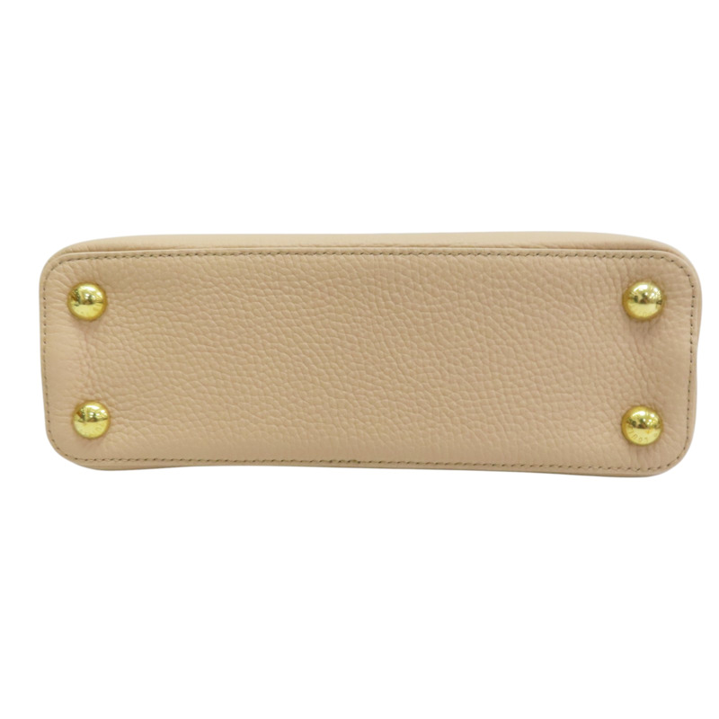 粉膚色 牛皮 Pink Capucines BB 兩用包【LOUIS VUITTON LV 路易威登】 M23287-3