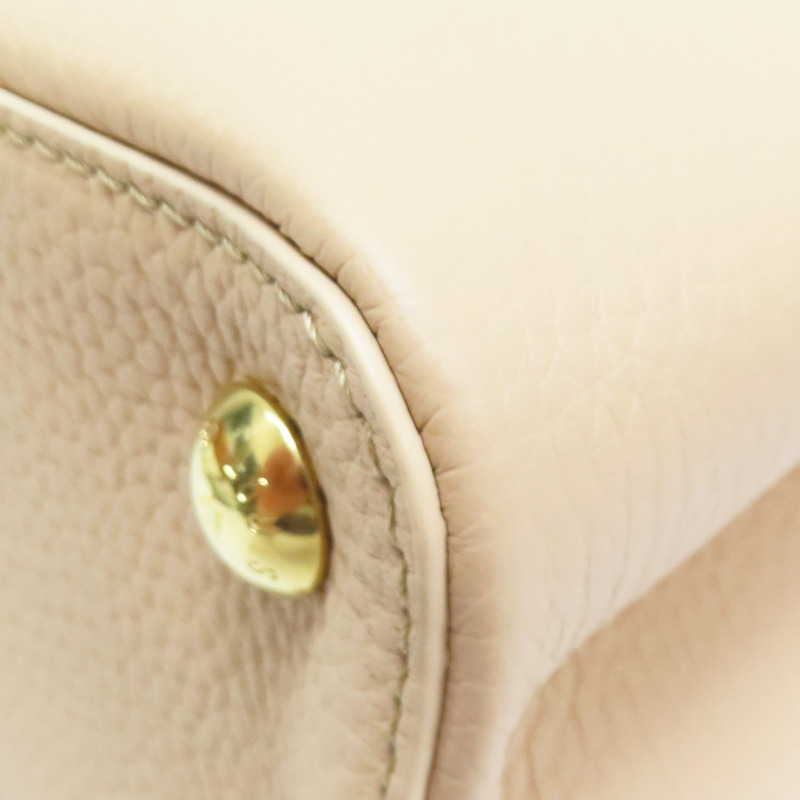 粉膚色 牛皮 Pink Capucines BB 兩用包【LOUIS VUITTON LV 路易威登】 M23287-8