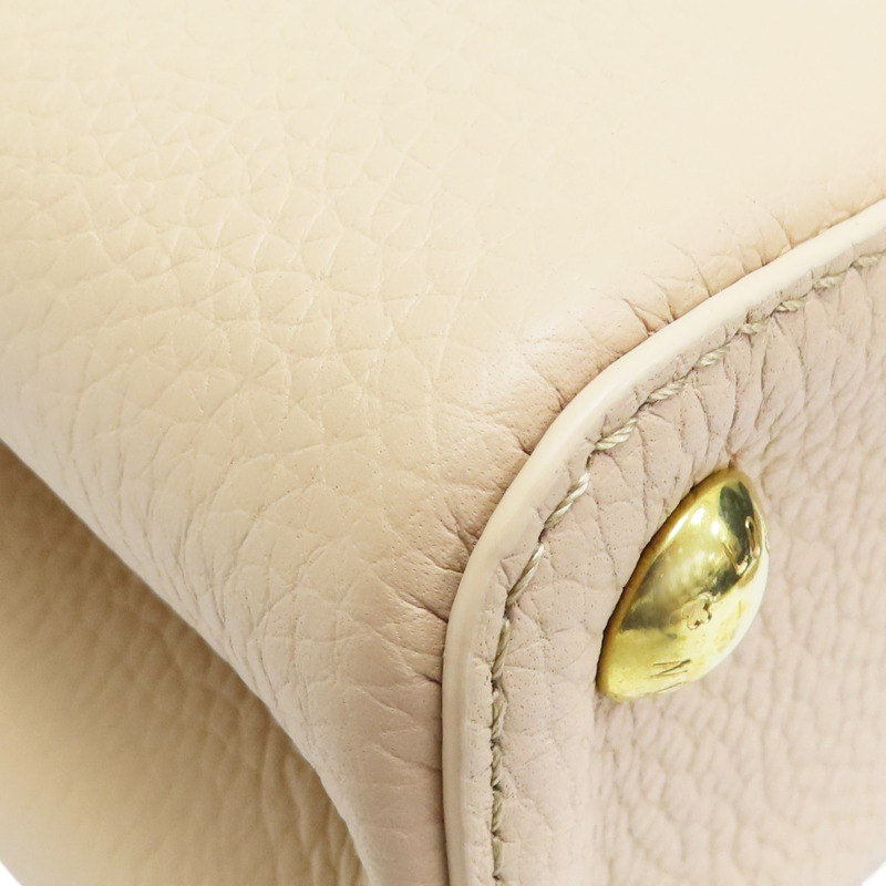 粉膚色 牛皮 Pink Capucines BB 兩用包【LOUIS VUITTON LV 路易威登】 M23287-9