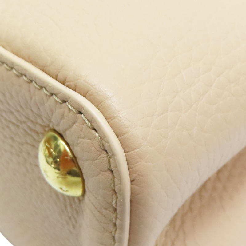 粉膚色 牛皮 Pink Capucines BB 兩用包【LOUIS VUITTON LV 路易威登】 M23287-10