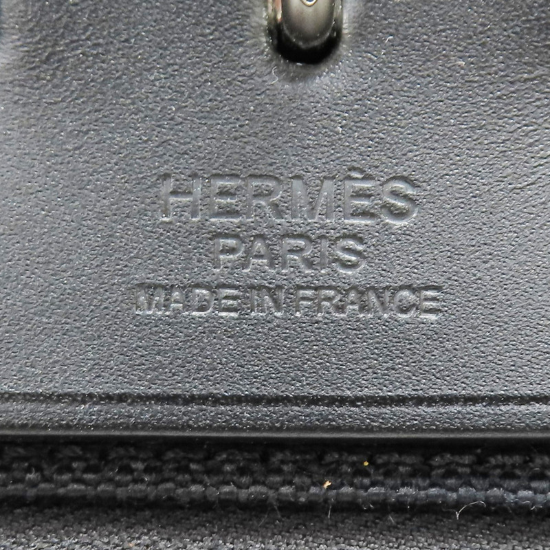 黑色 帆布 Her Bag 36 肩背包 D刻【HERMES 愛馬仕】-7