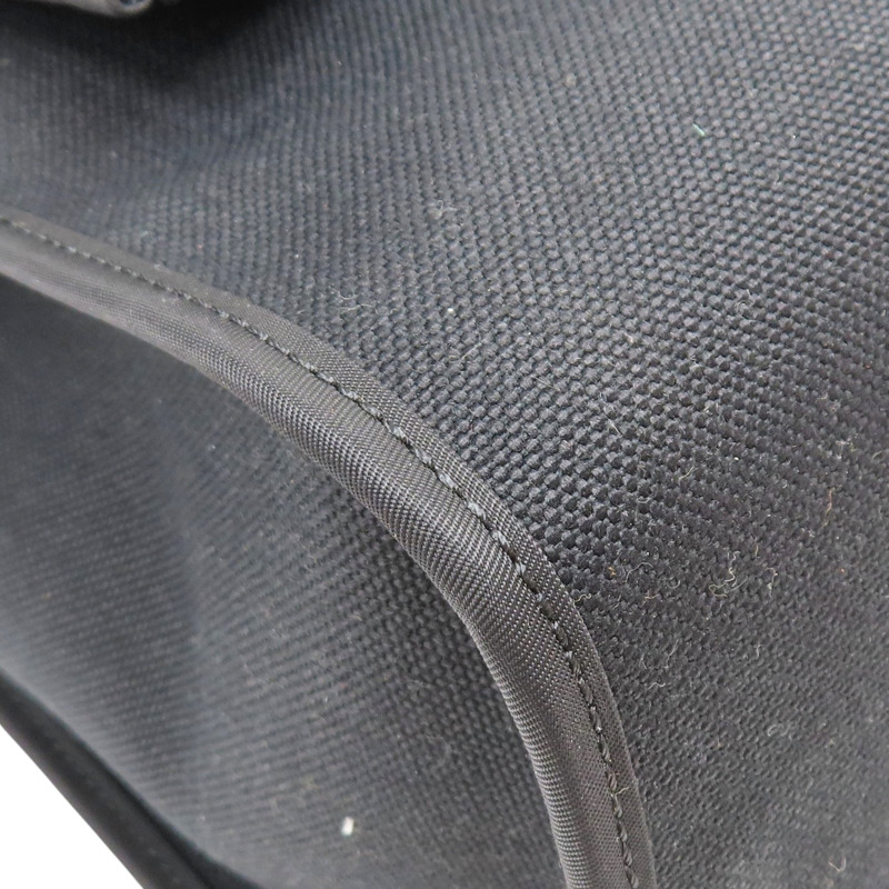 黑色 帆布 Her Bag 36 肩背包 D刻【HERMES 愛馬仕】-12