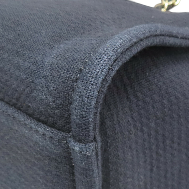 黑色 帆布 Deauville 沙灘包 手提包 AS3257【CHANEL 香奈兒】 AS3257-15