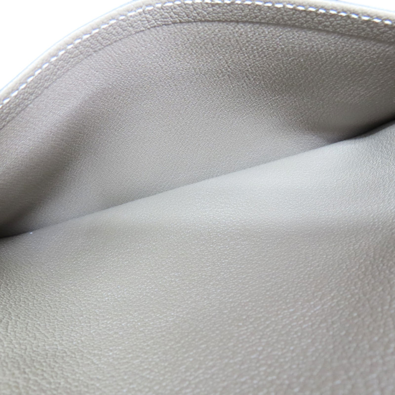 大象灰 Clemance牛皮 Birkin 35 柏金包 手提包 □P刻 銀扣【HERMES 愛馬仕】-6