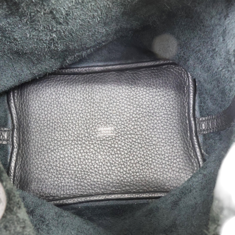 黑色 TC牛皮 Picotin Lock 18 手提包 Z刻 銀釦【HERMES 愛馬仕】-4