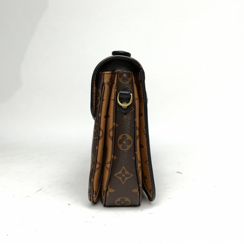 LOUIS VUITTON MetisPochette郵差包拼色PVC金扣2016老花肩背包-1