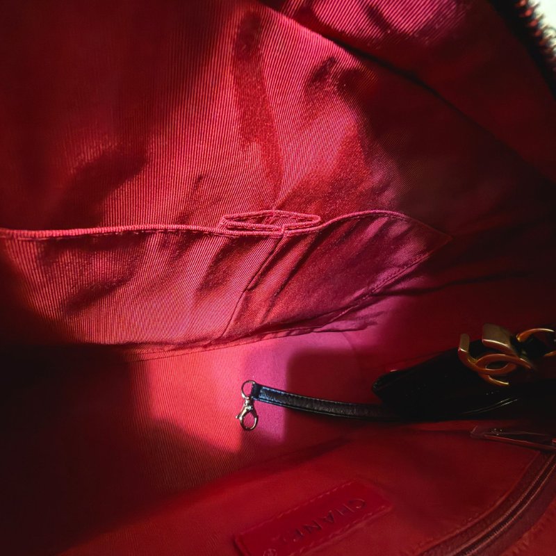 CHANEL 香奈兒 Gabrielle Hobo 中號流浪包 ｜藍色黑底金銀鍊｜專櫃購入｜全配保卡｜狀況極佳-14