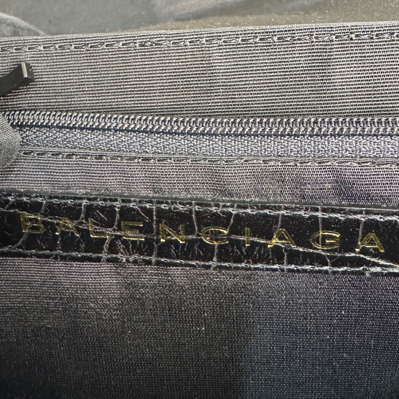 Balenciaga 經典鱷魚紋系列手提包-14