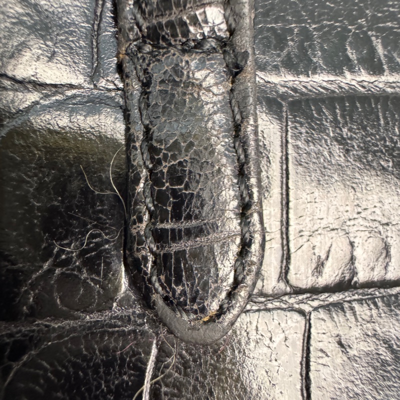 Balenciaga 經典鱷魚紋系列手提包-19