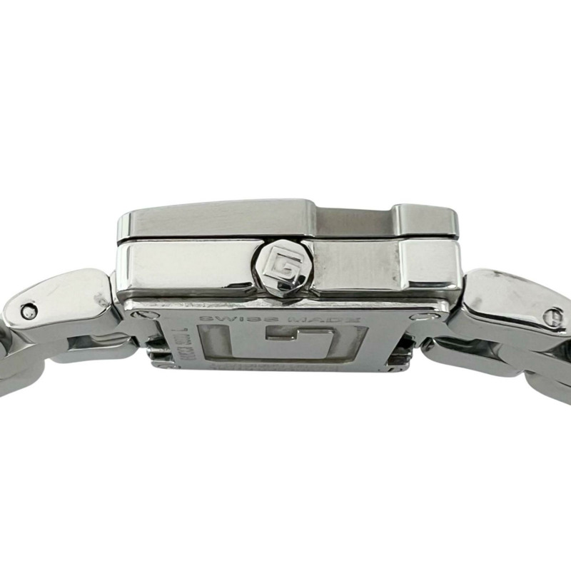 GUCCI G-Watch 3600 L 女士腕錶,不鏽鋼材質,銀色,粉米色,石英機芯,米色錶盤。-5