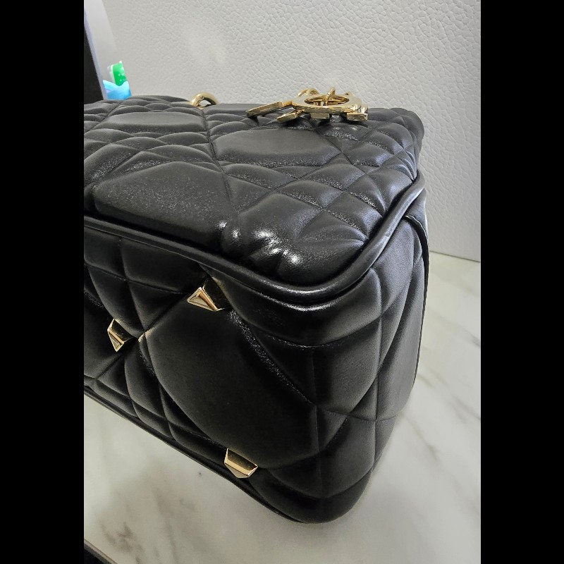 DIOR M0697 黑95.22中號（Christian Dior Lady 95.22）-9