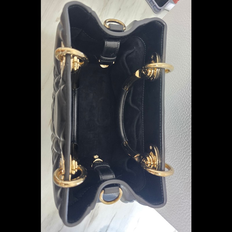 DIOR M0697 黑95.22中號（Christian Dior Lady 95.22）-11