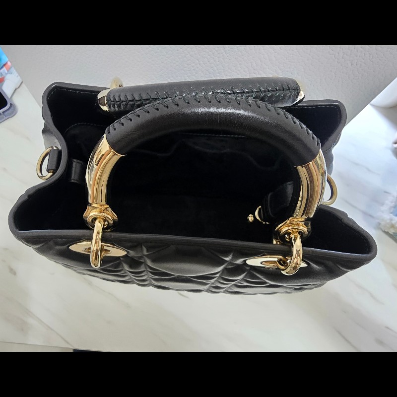 DIOR M0697 黑95.22中號（Christian Dior Lady 95.22）-12