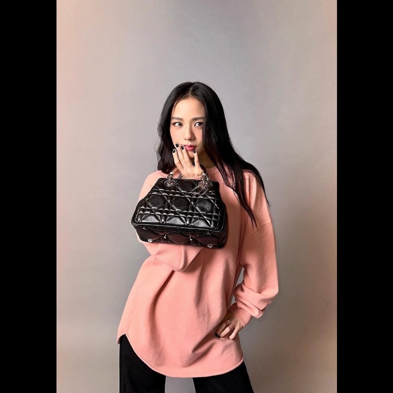 DIOR M0697 黑95.22中號（Christian Dior Lady 95.22）-0