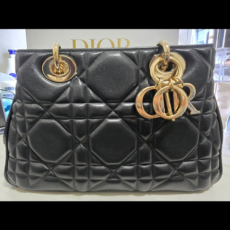 DIOR M0697 黑95.22中號（Christian Dior Lady 95.22）-3