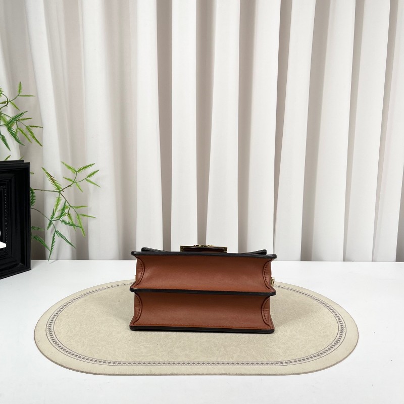 cq zyy LV路易威登 22年票 芯片款 Dauphine 達芙妮系列 小號 單肩斜挎包 焦糖老花拼色-4