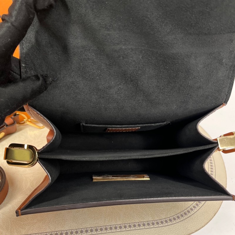 cq zyy LV路易威登 22年票 芯片款 Dauphine 達芙妮系列 小號 單肩斜挎包 焦糖老花拼色-16