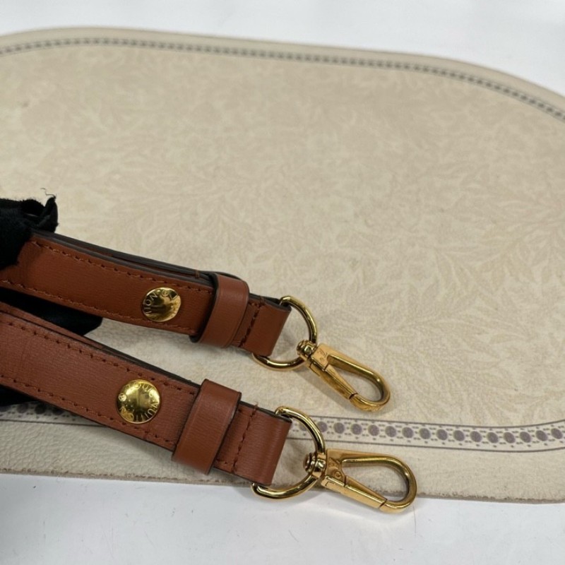 cq zyy LV路易威登 22年票 芯片款 Dauphine 達芙妮系列 小號 單肩斜挎包 焦糖老花拼色-25