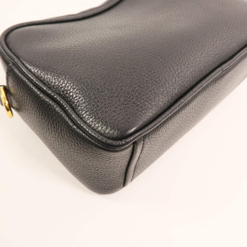 PRADA 牛皮皮革Camera Bag金扣肩背袋-12