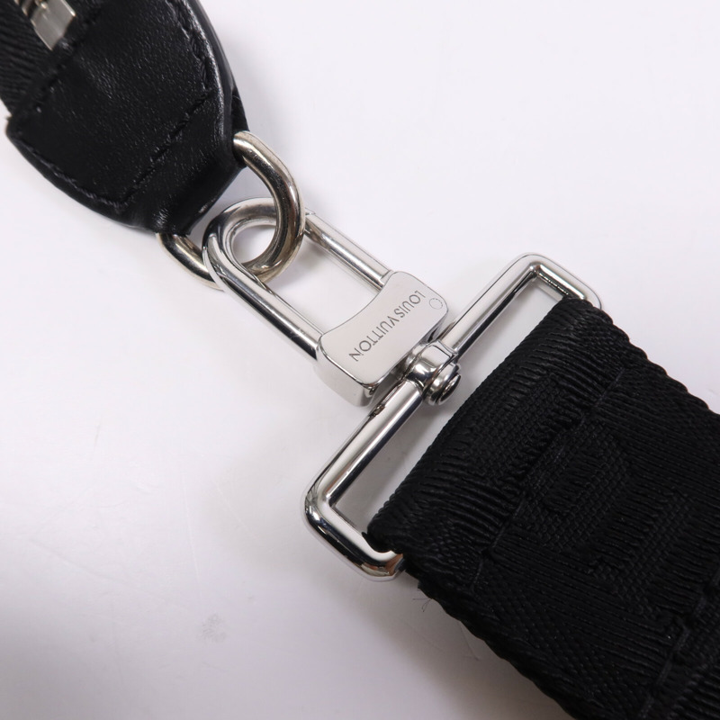 LOUIS VUITTON Monogram Eclipse Gaston Wearable Wallet銀扣肩背袋-6