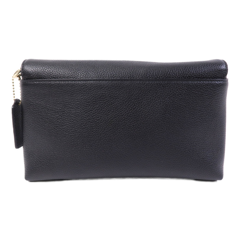 COACH 牛皮皮革Shoulder Bag金扣肩背袋-1