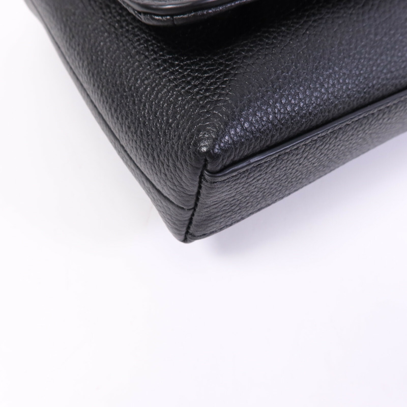 COACH 牛皮皮革Shoulder Bag金扣肩背袋-10