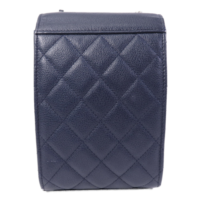 CHANEL 牛皮皮革Shoulder Bag銀扣鏈帶肩背袋-1