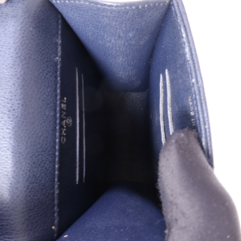 CHANEL 牛皮皮革Shoulder Bag銀扣鏈帶肩背袋-4