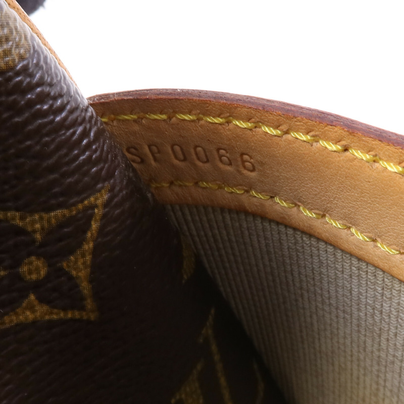 LOUIS VUITTON Monogram Reporter PM金扣肩背袋棕色-9