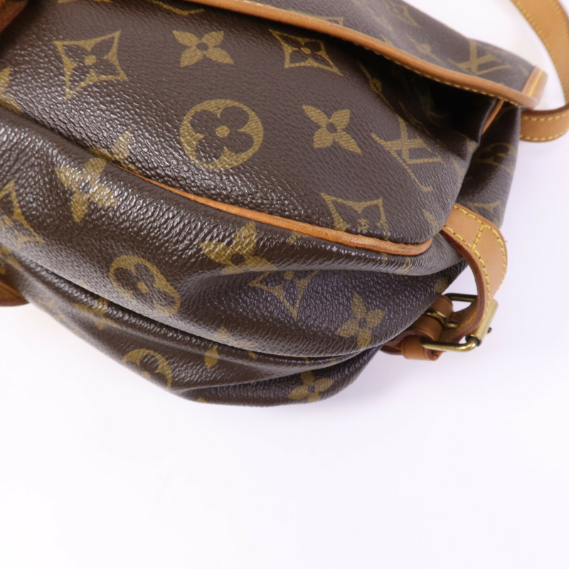 LOUIS VUITTON Monogram Saumur 30金扣肩背袋-8
