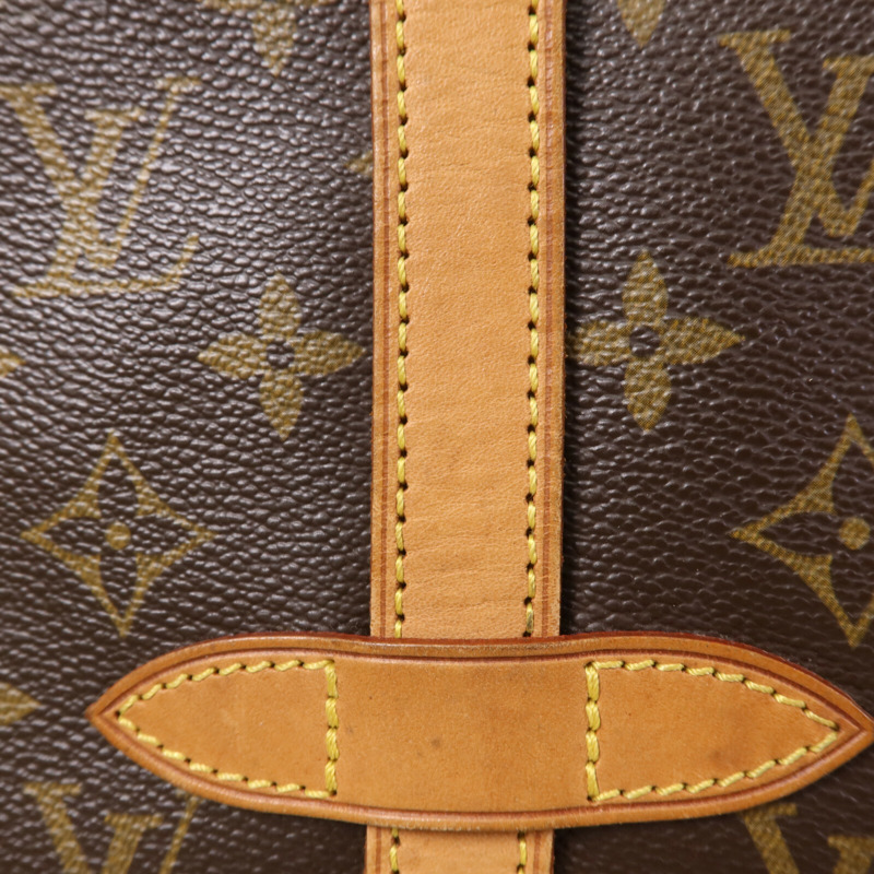 LOUIS VUITTON Monogram Saumur 30金扣肩背袋-15