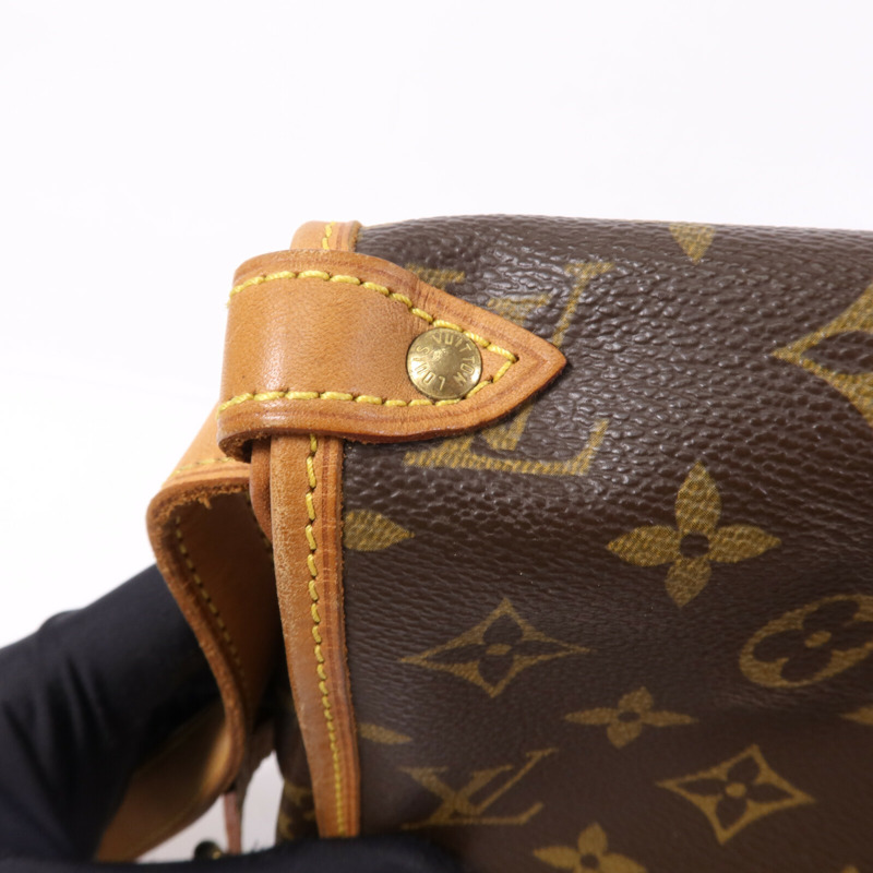 LOUIS VUITTON Monogram Saumur 30金扣肩背袋-17