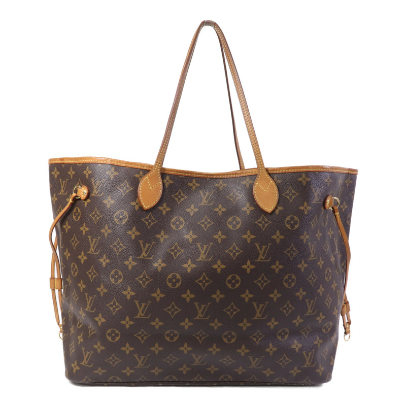 LOUIS VUITTON Monogram Neverfull GM Tote Bag金扣肩背袋-1