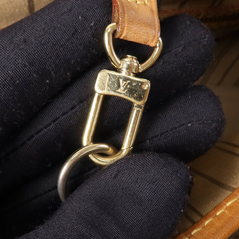 LOUIS VUITTON Monogram Neverfull GM Tote Bag金扣肩背袋-6