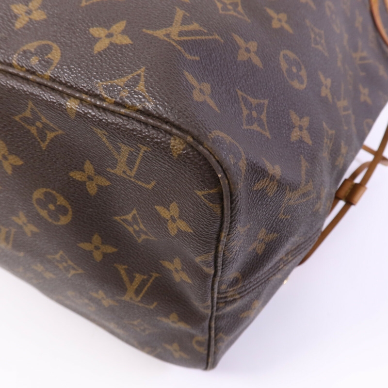 LOUIS VUITTON Monogram Neverfull GM Tote Bag金扣肩背袋-9