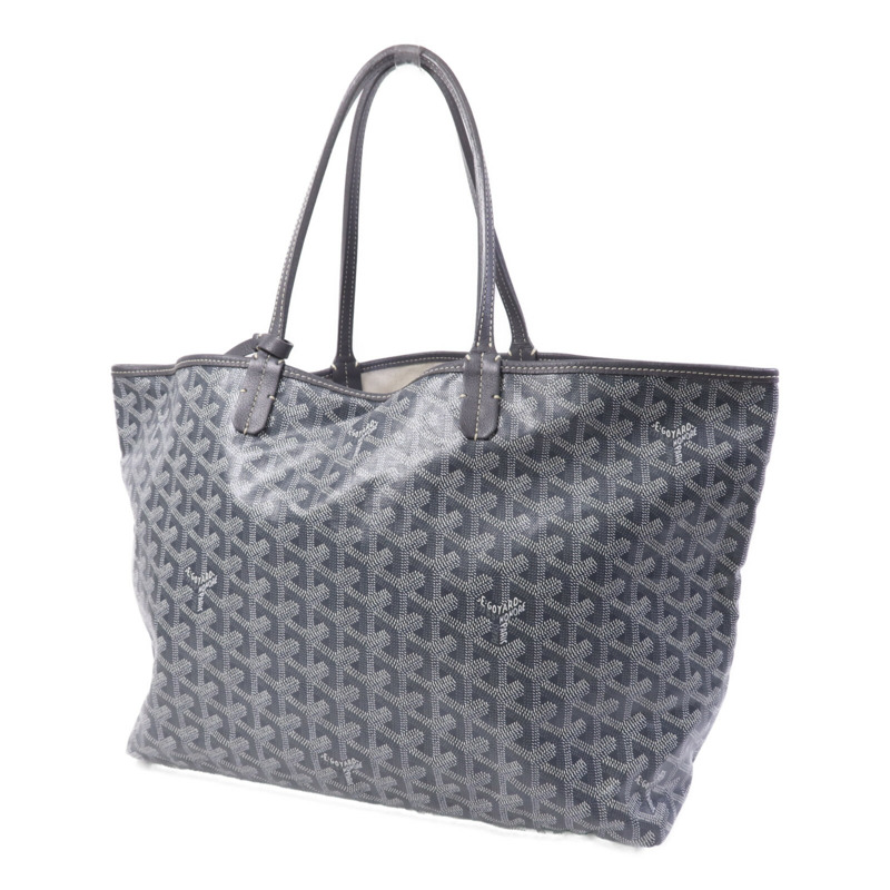 GOYARD 塗層帆布Saint Louis PM銀扣手挽袋-2