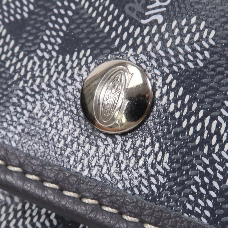 GOYARD 塗層帆布Saint Louis PM銀扣手挽袋-5