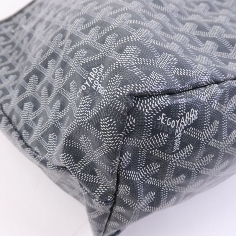 GOYARD 塗層帆布Saint Louis PM銀扣手挽袋-12