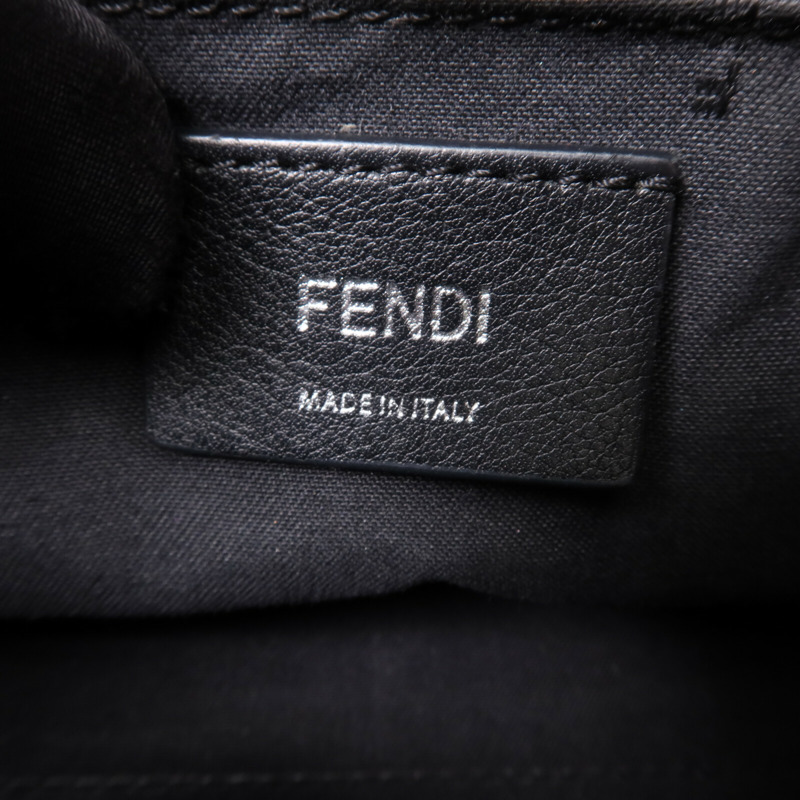 FENDI 牛皮皮革By the way mini銀扣手挽肩背兩用袋-5