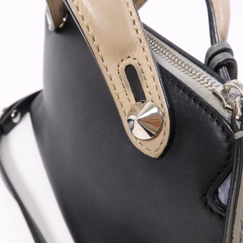 FENDI 牛皮皮革By the way mini銀扣手挽肩背兩用袋-6