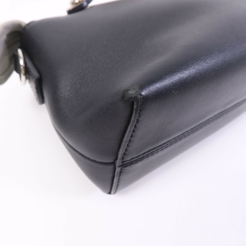 FENDI 牛皮皮革By the way mini銀扣手挽肩背兩用袋-12
