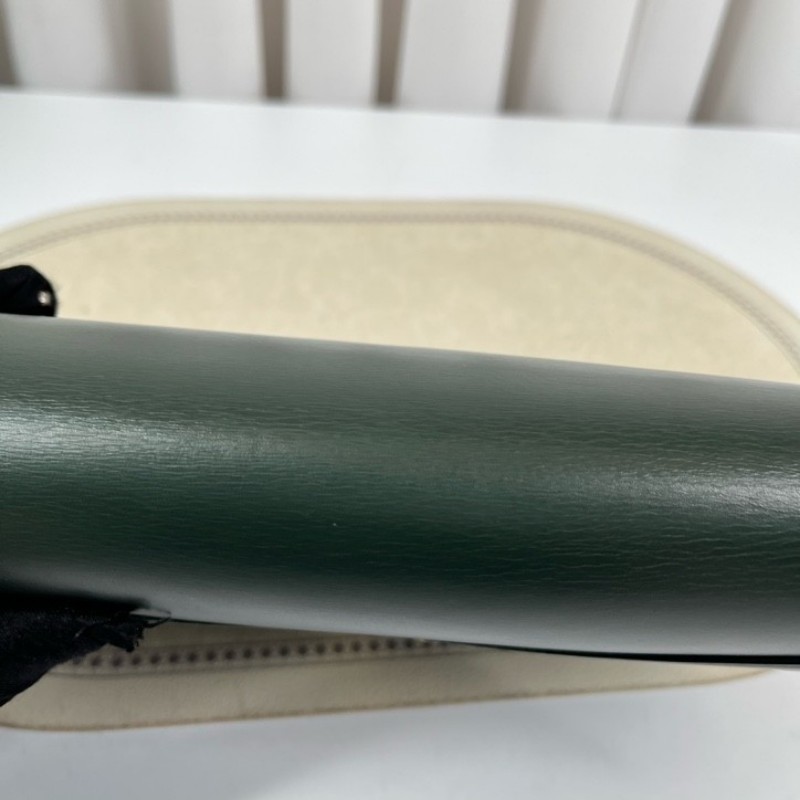 nj spy YSL聖羅蘭 Cassandra系列墨綠色牛皮鏈條包 單肩斜挎都可以 容量適合日常使用-14