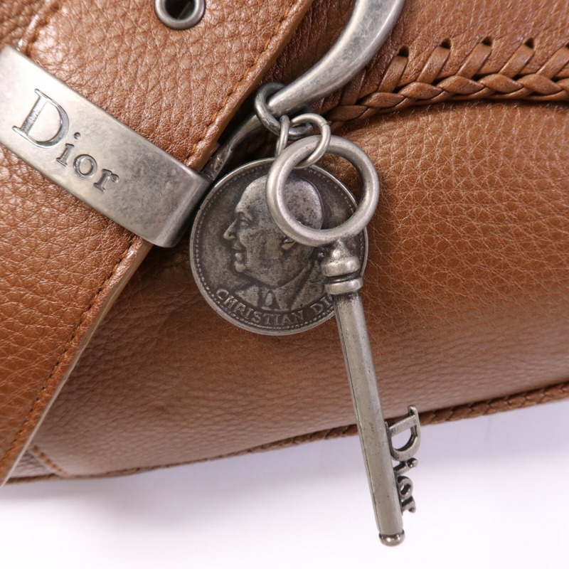 Dior 牛皮皮革Gaucho Saddle Bag肩背袋-14