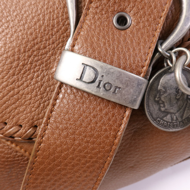 Dior 牛皮皮革Gaucho Saddle Bag肩背袋-15